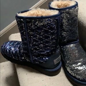 Sequin Ugg boots